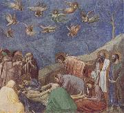 GIOTTO di Bondone The Lamentation of Christ oil